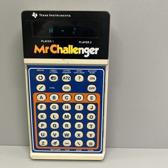 Mr Challenger Texas Instruments Handheld Electronic Game Vintage 1978 *Read* - Picture 6 of 15